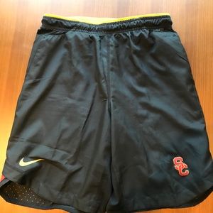 Nike DriFit USC athletic football gym shorts Small